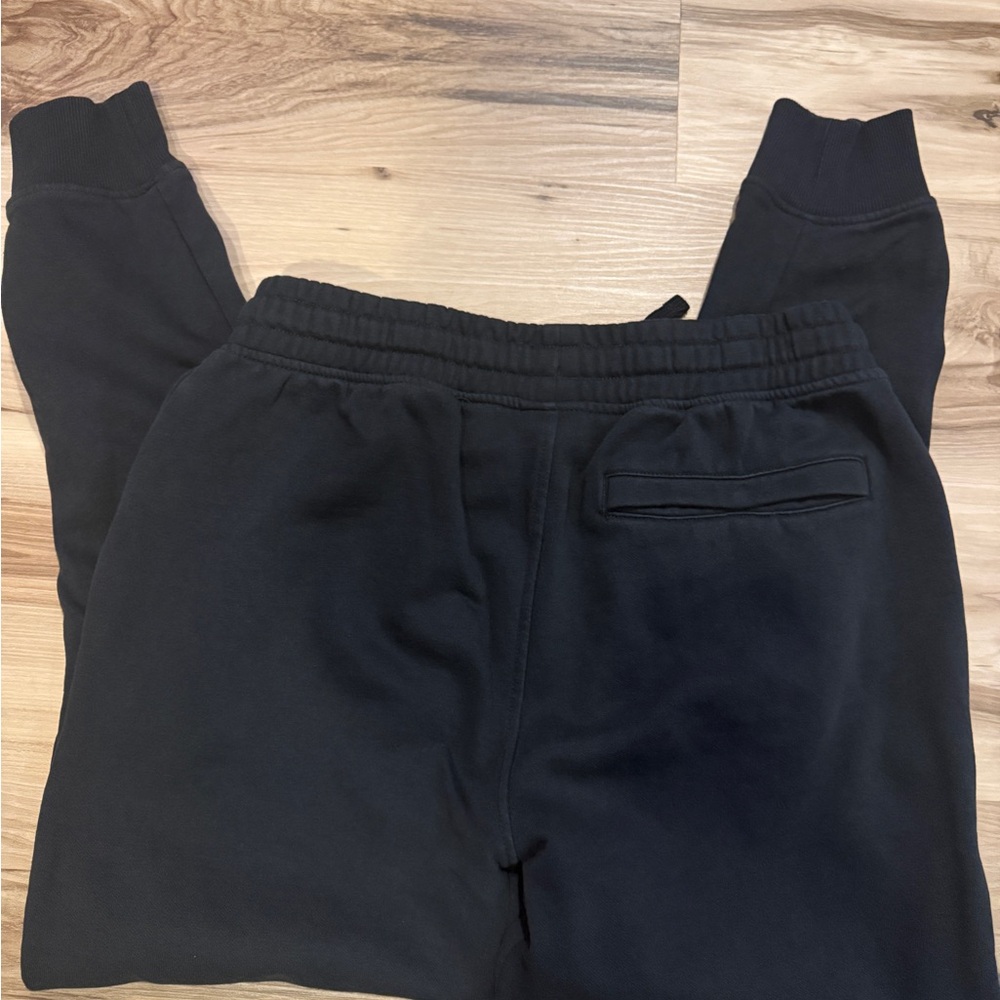 Gymshark Black Joggers with White Logo - Picture 5 of 5
